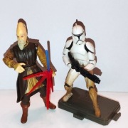 Star Wars-Geonosis Arena- Ki Adi Mundi & Clone Trooper
