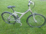 Aluminiowy rower miejski BTWIN 7 oryginał na 26 kołach 