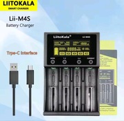 Uniwersalna Inteligentna Ładowarka dotykowa Li-ion NiMH LiFePO4 NiCd LCD