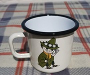 Kubek metalowy retro Muminki Włóczykij  Muurla
