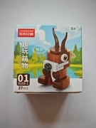 KLOCKI Figurka Antylopa Zestaw 37el. 6+ NOWE Mini