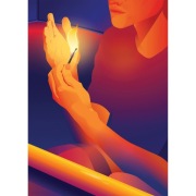 PLAKAT B2 "Zapałka", 50cm x 70cm