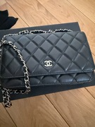 Torebka Chanel WOC black lamb/silver 2023 perfect