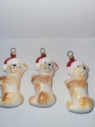 Bombka komozja piesek ręcznie malowana 