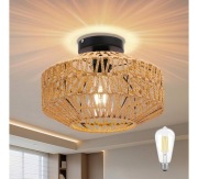 Lampa Ratanowa Lampa Sufitowa Lampa Rattanowa Lampa Boho