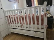 Łóżeczko dziecięce Aruś + materac BestCare