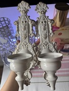 Świecznik ścienny wiaszący antyczny