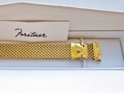 Forstner Komfit JB Mesh Gold Plated 16-20 mm, bransoleta do zegarka