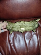 Stara mosiężna żardiniera, patera,donica, vintage 