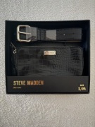 Zestaw prezentowy elegancki pasek/ nerka 2 w 1 Steve Madden S/M nowy z metk