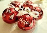 bombki z imieniem napisem