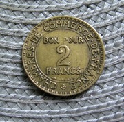 Francja 2 Franki 1922r - ( Bon Pour )
