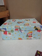 Ozdobne pudełko kartonowe twarde 25x18x9,5cm