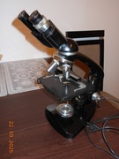 Mikroskop biologiczny  firmy PZO Warszawa  MB-30