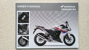 Oryginalna instrukcja obsługi Honda CBR500R / RA ,angielski,etui.