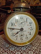 Stary przedwojenny unikatowy budzik Junghans 27r sygnatura motyl viking