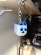 Kotek kwadratowy breloczek własnoręcznie robiony 