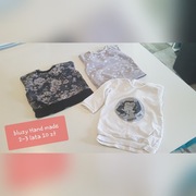 Bluzy hand Made 2-3 lata bez kaptura 