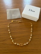 Naszyjnik Perły Dior w kolorze złotym