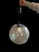 Lampa LEROY MERLIN okrągła vintage salon jadalnia kuchnia