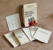 MS-DOS 5.0 Upgrade oryginał (komplet dokumentacji)