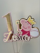 Peppa Pig Świnka wróżka topper na tort Urodziny