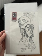 Mike Mignola sygnowany print Hellboy