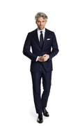 Miler Manswear męski komplet garniturowy z pokrowcem