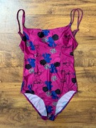 Strój kąpielowy jednoczęściowy monokini kostium floral print Esmara 38 M