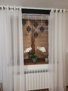 Firana nowoczesna z panelem