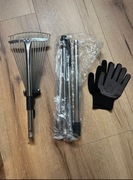 Grabie ogrodowe z uchwytem plus rekawiczki