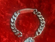 Warmet srebrna bransoletka męska 925