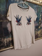 Biała koszulka Cropp XS t-shirt 