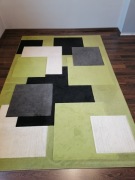 Dywan Rumba klasyczny zielono-czarno-szaro-biały 180x270 cm