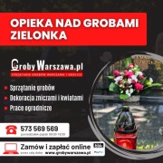 Opieka nad grobami Zielonka, sprzątanie grobów