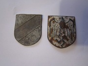 Emblemat na hełm tropikalny wermacht  2 szt orzełek gapa 