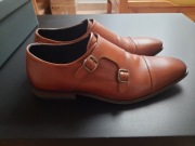 Półbuty męskie wizytowe typu monki