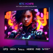 Monitor do gier KTC H24F8, 23,8'' 1920x1080, 16:9, 180 Hz i 1 ms