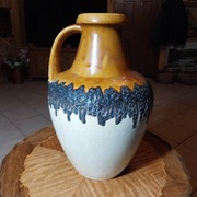 West germany ogromny ceramiczny dzban-wazon zdobienie fat. Lawa