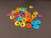 Elekt - zestaw żetonów - druk 3d