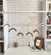 Girlanda do pokoju dziecięcego makrama rękodzieło dekoracja ścienna