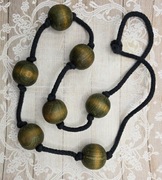 Boho naszyjnik korale z drewna etno etniczny Fashion Jewelry vintage modny