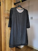 Grey wolf sukienka czarna nowa r.M ażurowa  z podszewka