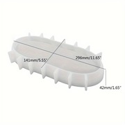 Forma silikonowa do odlewu z gipsu i żywicy , kształt łódki