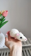 Szczurek na szydełku handmade, dekoracja