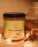 Miód wielokwiatowy z liofilizowaną pomarańczą 400g