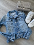 Zara kurtka jeansowa katana jeans Xs S  34
