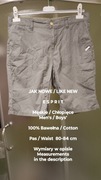 Esprit  Męskie lub chłopięce krótkie spodnie, 100% Bawełna, Pas 80-84 cm