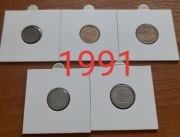 Zestaw od 1 gr do 20 gr 1992 UNC