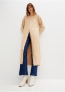 DŁUGI SWETER Z ROZCIĘCIEM KARDIGAN BONPRIX 40/42